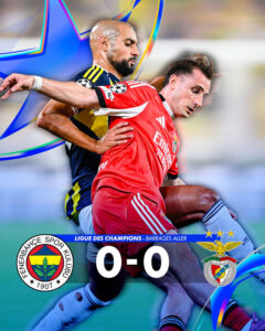 Fenerbahce bị Benfica cầm hòa trên sân nhà