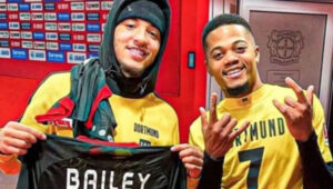 Sancho và Bailey từng sát cánh bên nhau ở Dortmund